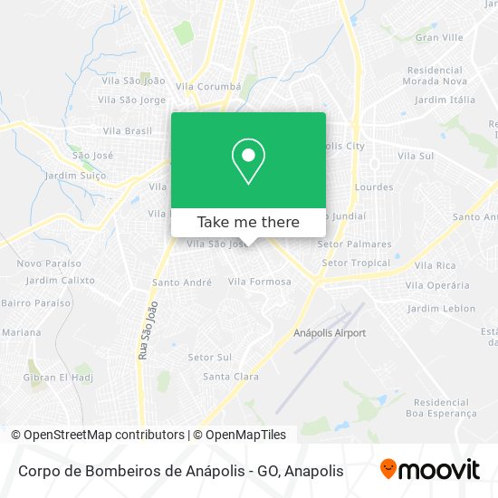 Corpo de Bombeiros de Anápolis - GO map