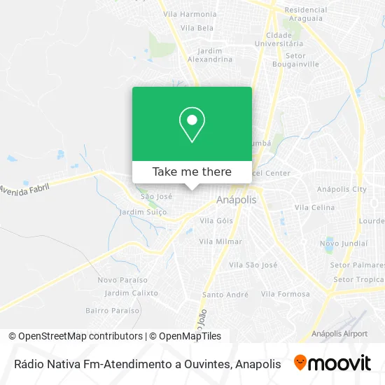 Rádio Nativa Fm-Atendimento a Ouvintes map