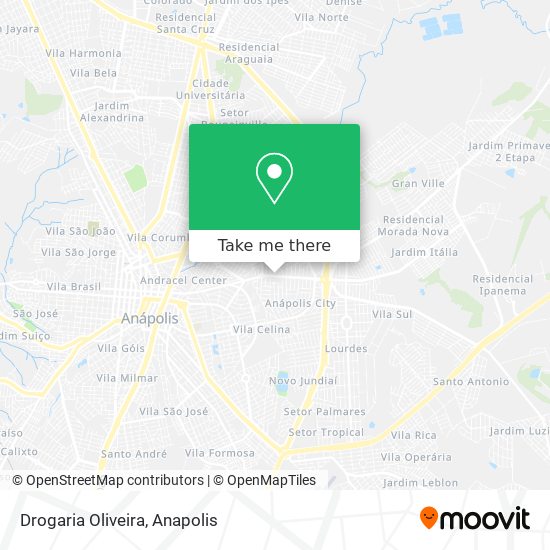 Mapa Drogaria Oliveira