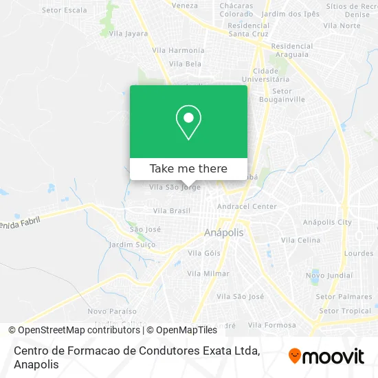 Centro de Formacao de Condutores Exata Ltda map