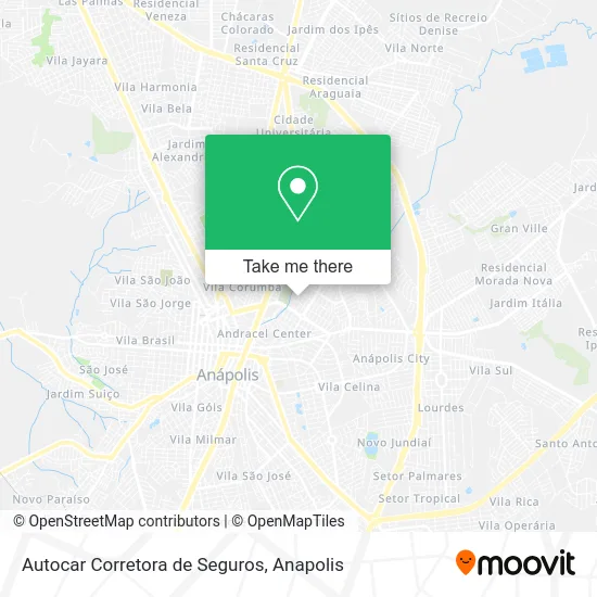 Autocar Corretora de Seguros map