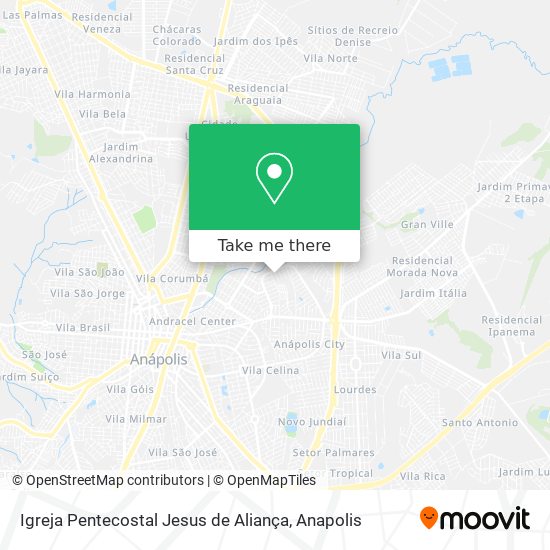 Igreja Pentecostal Jesus de Aliança map