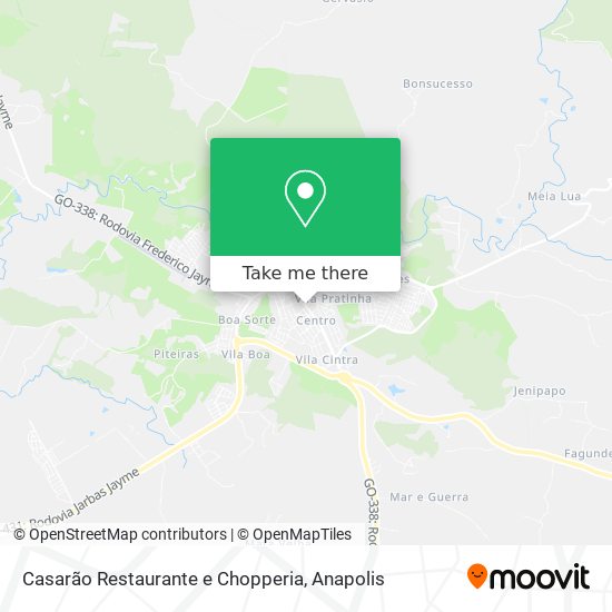 Casarão Restaurante e Chopperia map