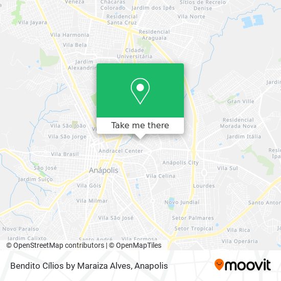 Mapa Bendito Cílios by Maraiza Alves