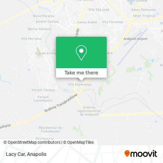 Lacy Car map