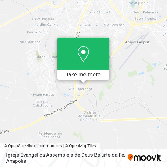 Mapa Igreja Evangelica Assembleia de Deus Balurte da Fe