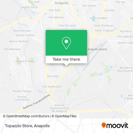 Mapa Topazzio Store
