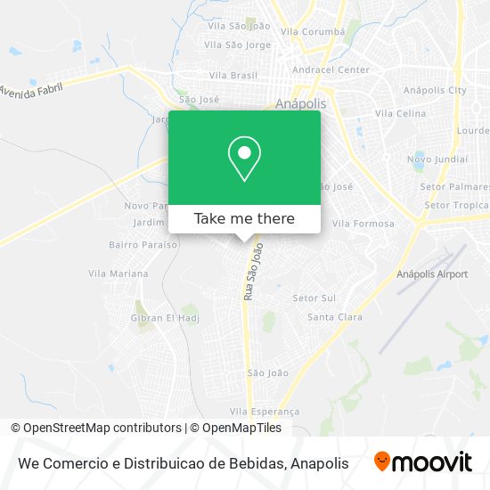 We Comercio e Distribuicao de Bebidas map