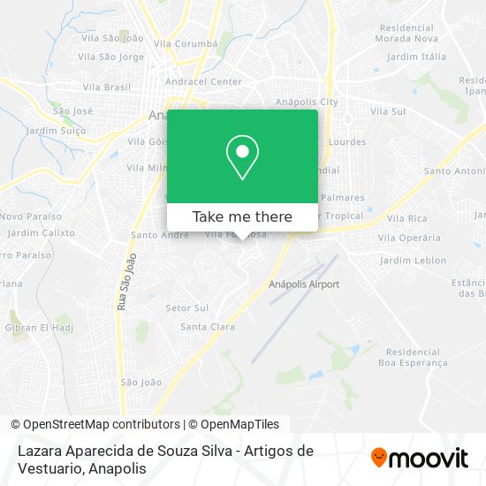 Mapa Lazara Aparecida de Souza Silva - Artigos de Vestuario