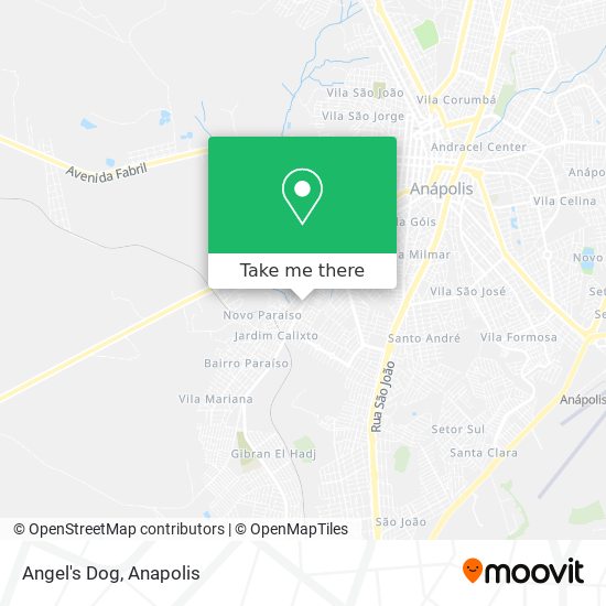 Mapa Angel's Dog