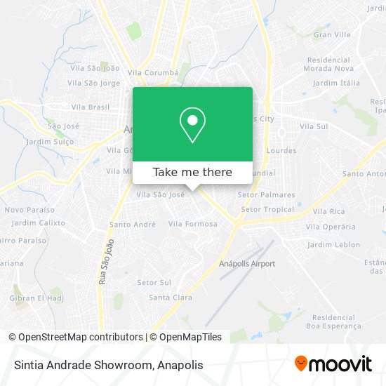 Sintia Andrade Showroom map