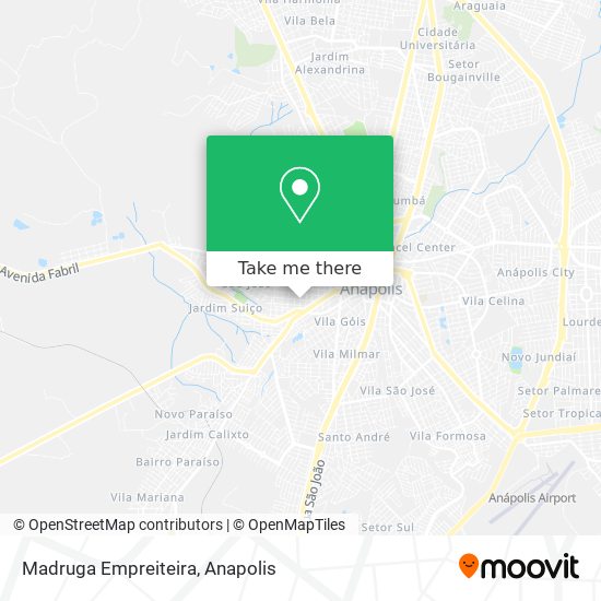 Madruga Empreiteira map