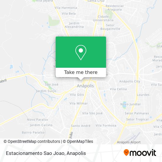 Mapa Estacionamento Sao Joao