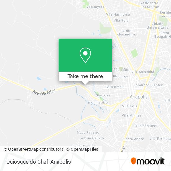 Quiosque do Chef map