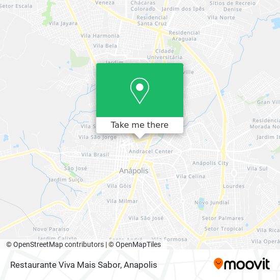 Mapa Restaurante Viva Mais Sabor