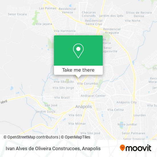 Mapa Ivan Alves de Oliveira Construcoes