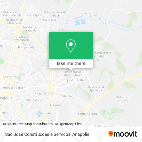 Sao Jose Construcoes e Servicos map