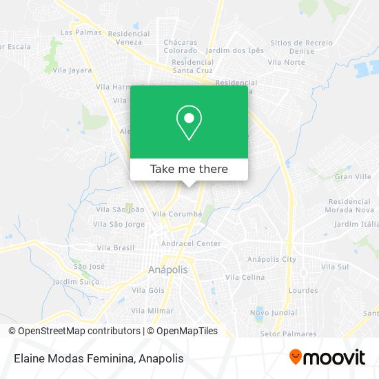 Mapa Elaine Modas Feminina