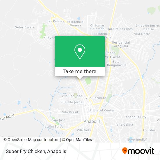 Mapa Super Fry Chicken