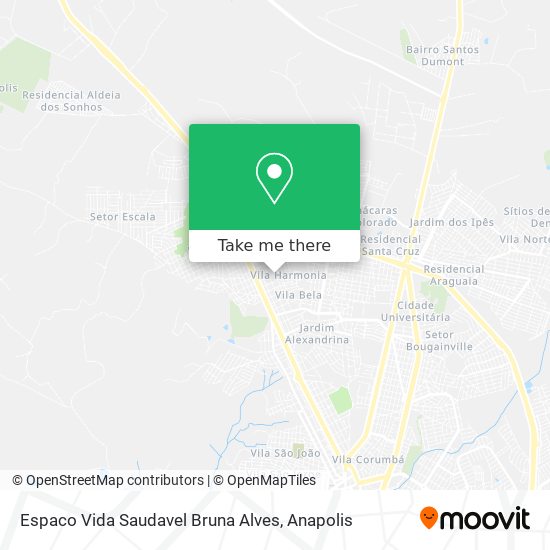 Mapa Espaco Vida Saudavel Bruna Alves