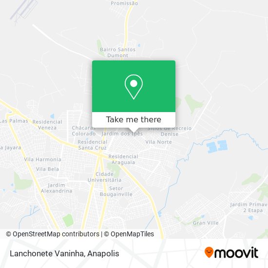 Lanchonete Vaninha map