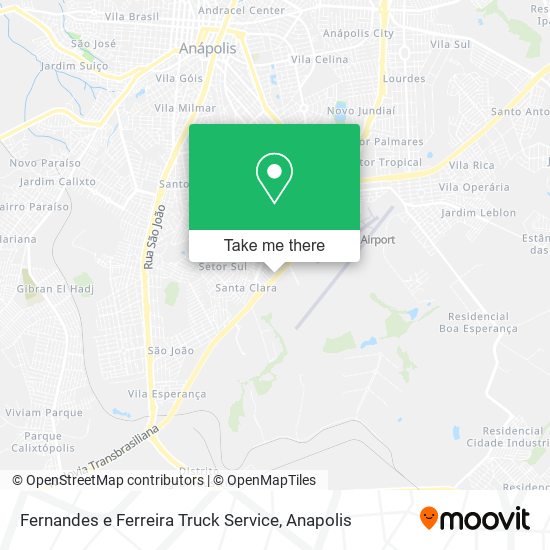Fernandes e Ferreira Truck Service map