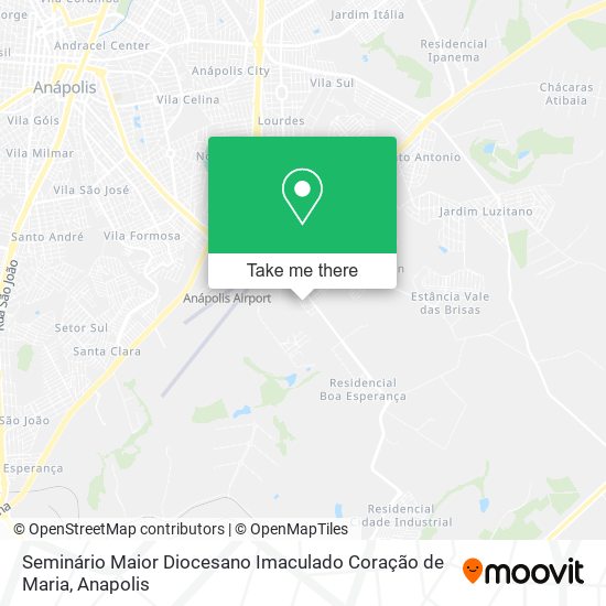 Seminário Maior Diocesano Imaculado Coração de Maria map