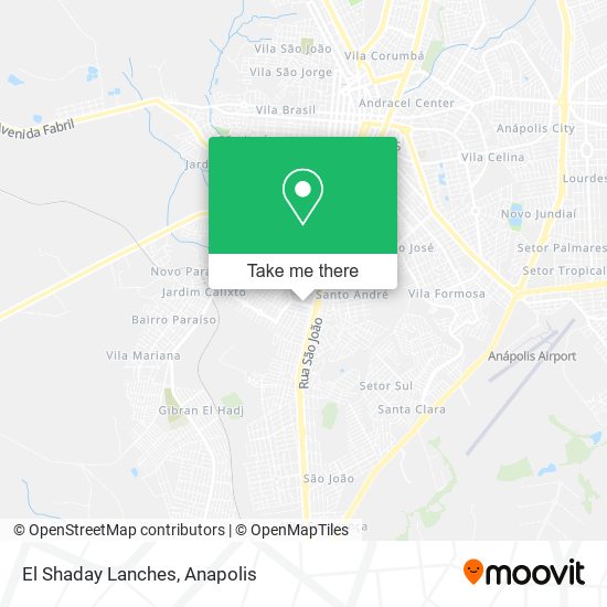 Mapa El Shaday Lanches