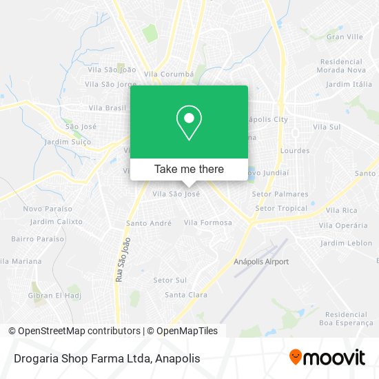 Mapa Drogaria Shop Farma Ltda