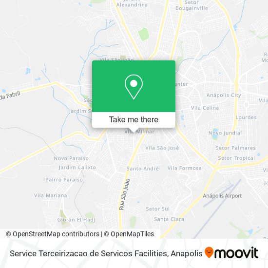 Service Terceirizacao de Servicos Facilities map
