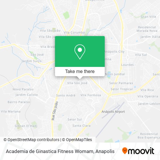Academia de Ginastica Fitness Womam map