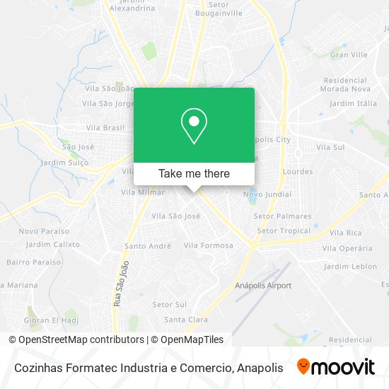 Mapa Cozinhas Formatec Industria e Comercio