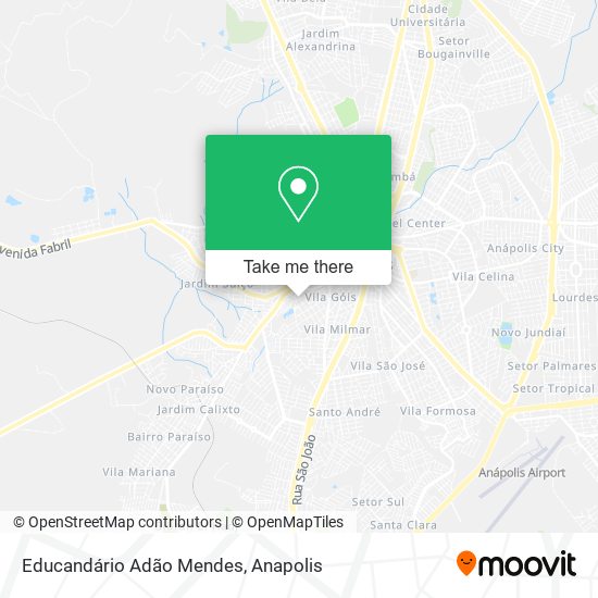 Mapa Educandário Adão Mendes
