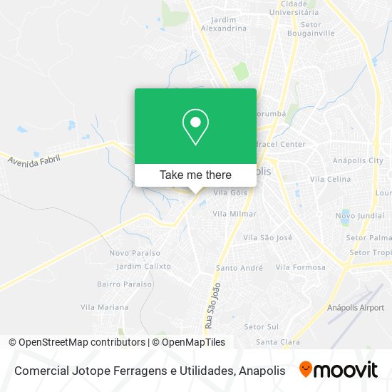 Comercial Jotope Ferragens e Utilidades map