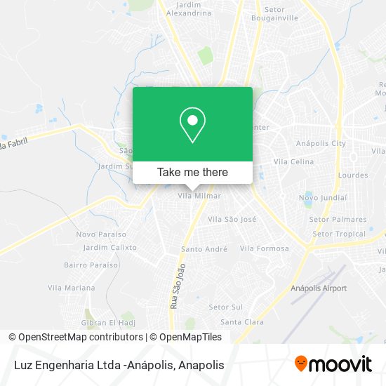 Luz Engenharia Ltda -Anápolis map