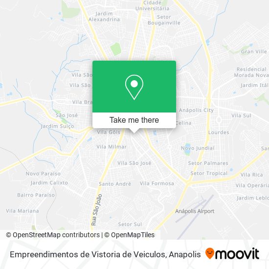 Empreendimentos de Vistoria de Veiculos map