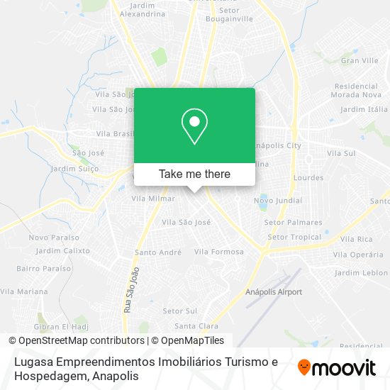 Mapa Lugasa Empreendimentos Imobiliários Turismo e Hospedagem