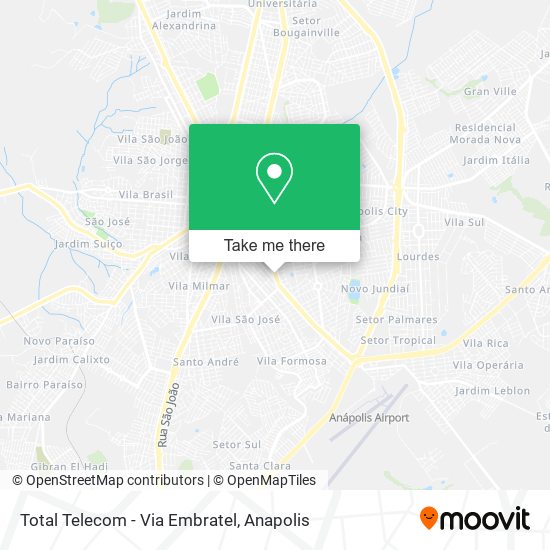 Mapa Total Telecom - Via Embratel