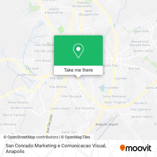 Mapa San Conrado Marketing e Comunicacao Visual