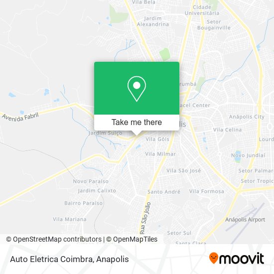 Mapa Auto Eletrica Coimbra