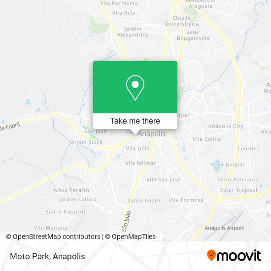 Mapa Moto Park