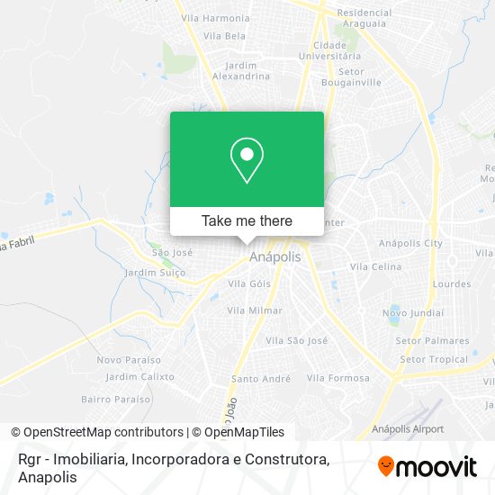 Mapa Rgr - Imobiliaria, Incorporadora e Construtora