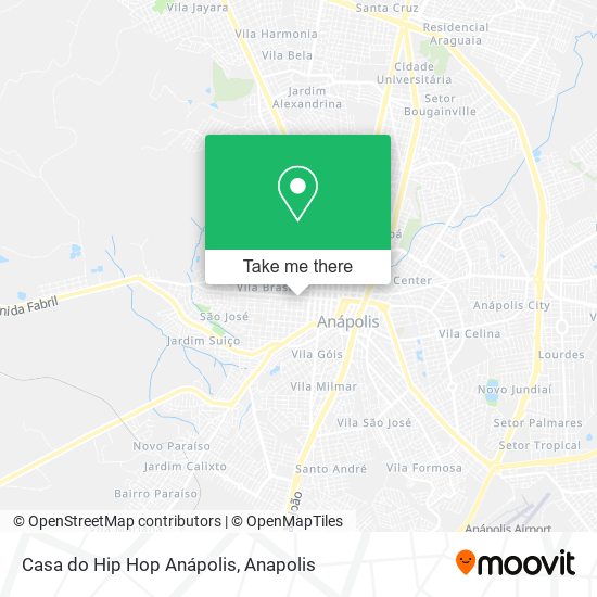 Casa do Hip Hop Anápolis map
