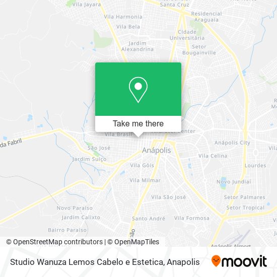 Mapa Studio Wanuza Lemos Cabelo e Estetica