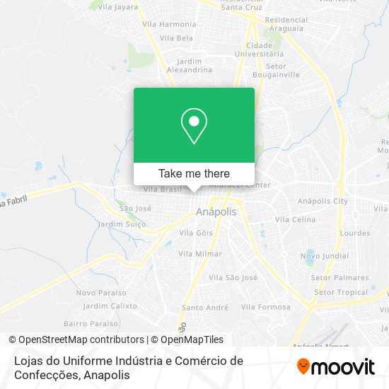 Lojas do Uniforme Indústria e Comércio de Confecções map