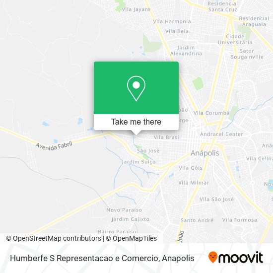 Humberfe S Representacao e Comercio map