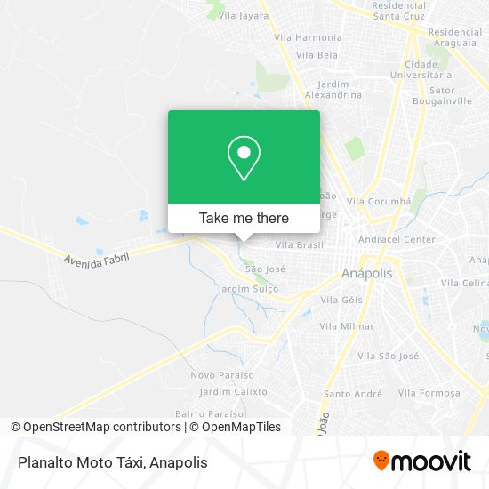 Mapa Planalto Moto Táxi