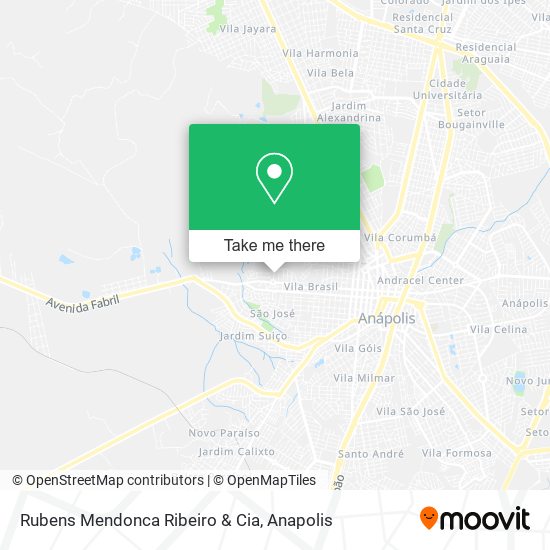 Mapa Rubens Mendonca Ribeiro & Cia
