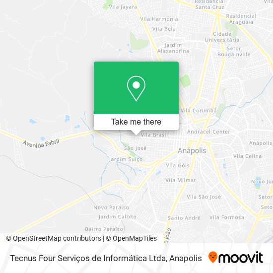 Tecnus Four Serviços de Informática Ltda map