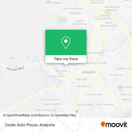 Mapa Zezão Auto Peças